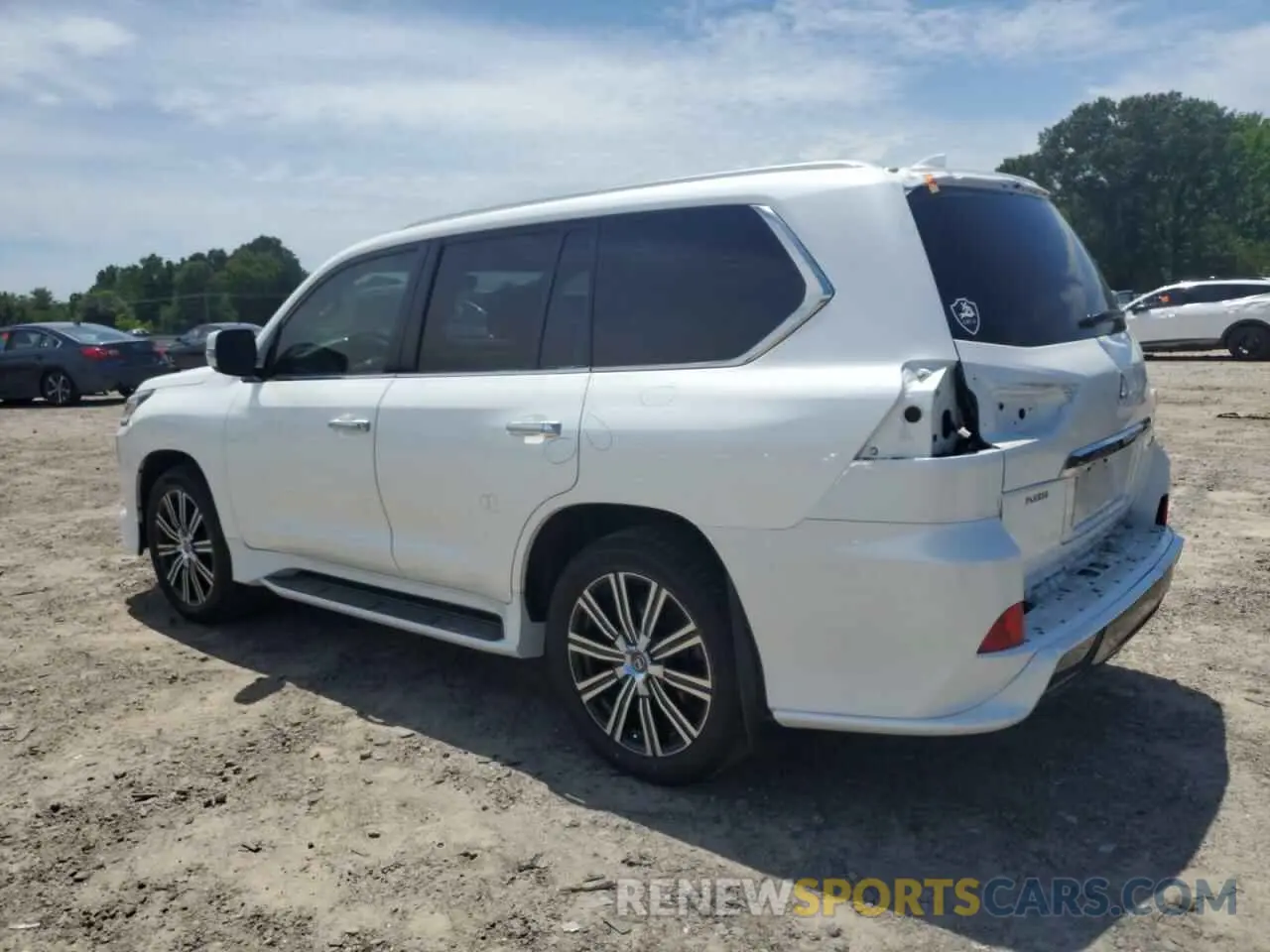 2 Photograph of a damaged car JTJDY7AX3L4320650 LEXUS LX570 2020