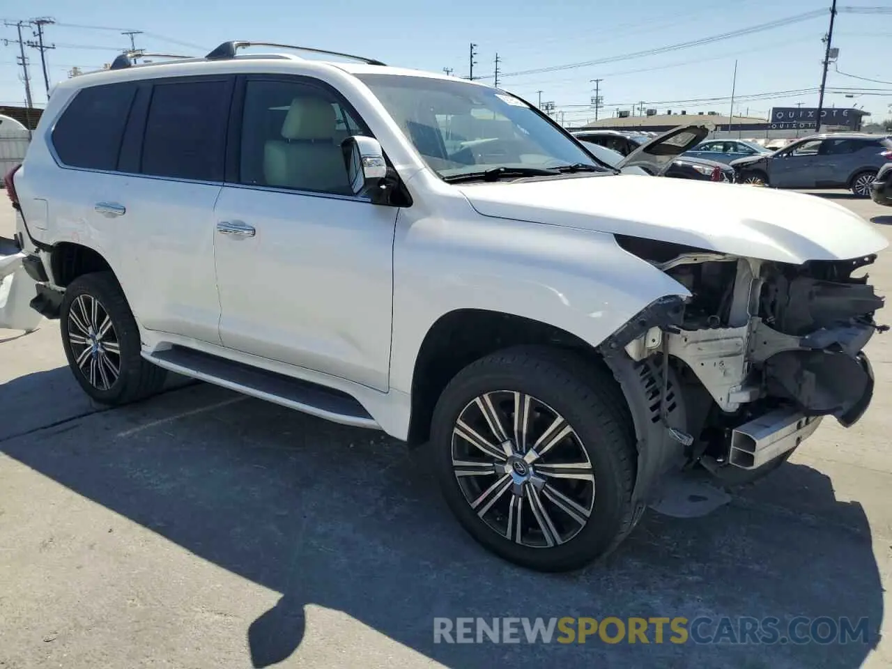 4 Photograph of a damaged car JTJDY7AX5L4319404 LEXUS LX570 2020