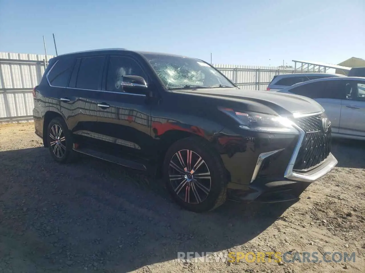 4 Photograph of a damaged car JTJDY7AX9L4332897 LEXUS LX570 2020