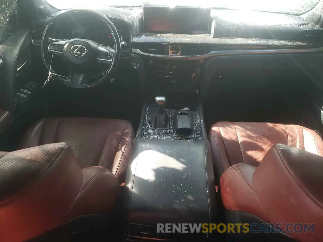 8 Photograph of a damaged car JTJDY7AX9L4332897 LEXUS LX570 2020