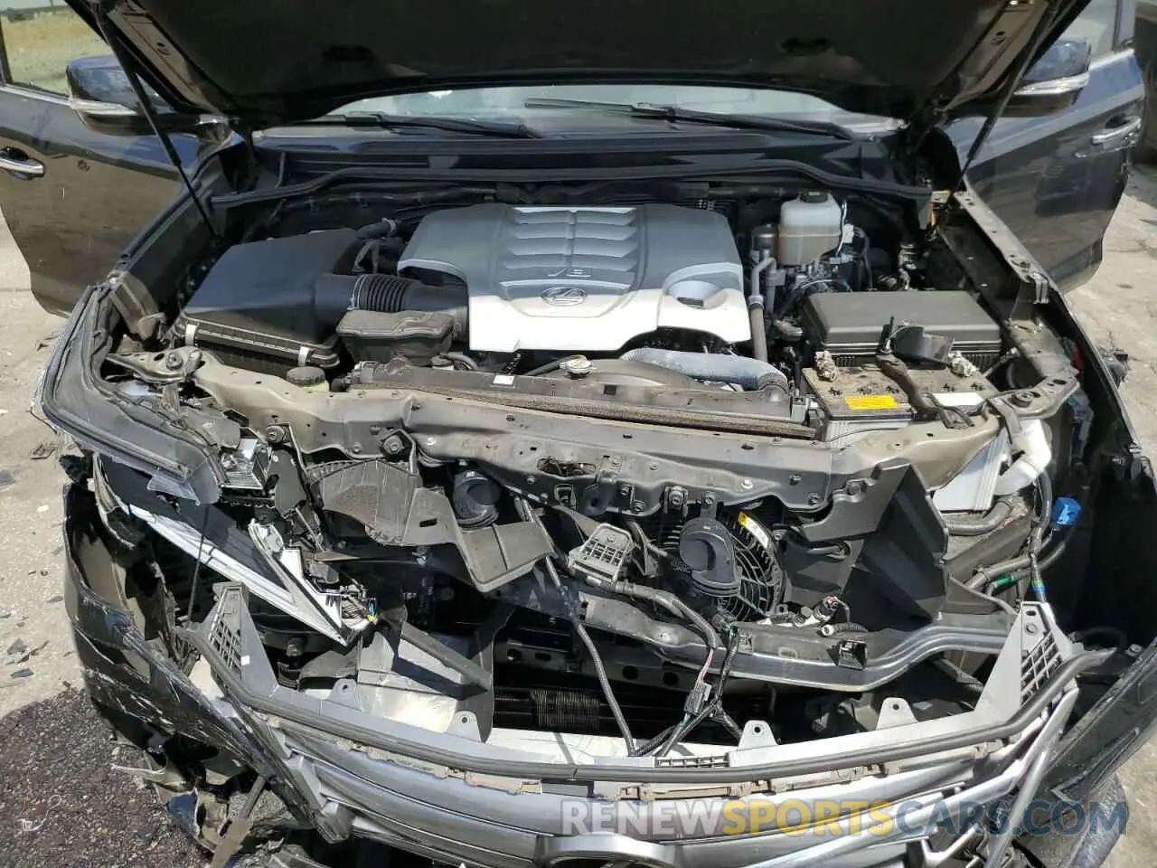 12 Photograph of a damaged car JTJDY7AX0M4334216 LEXUS LX570 2021