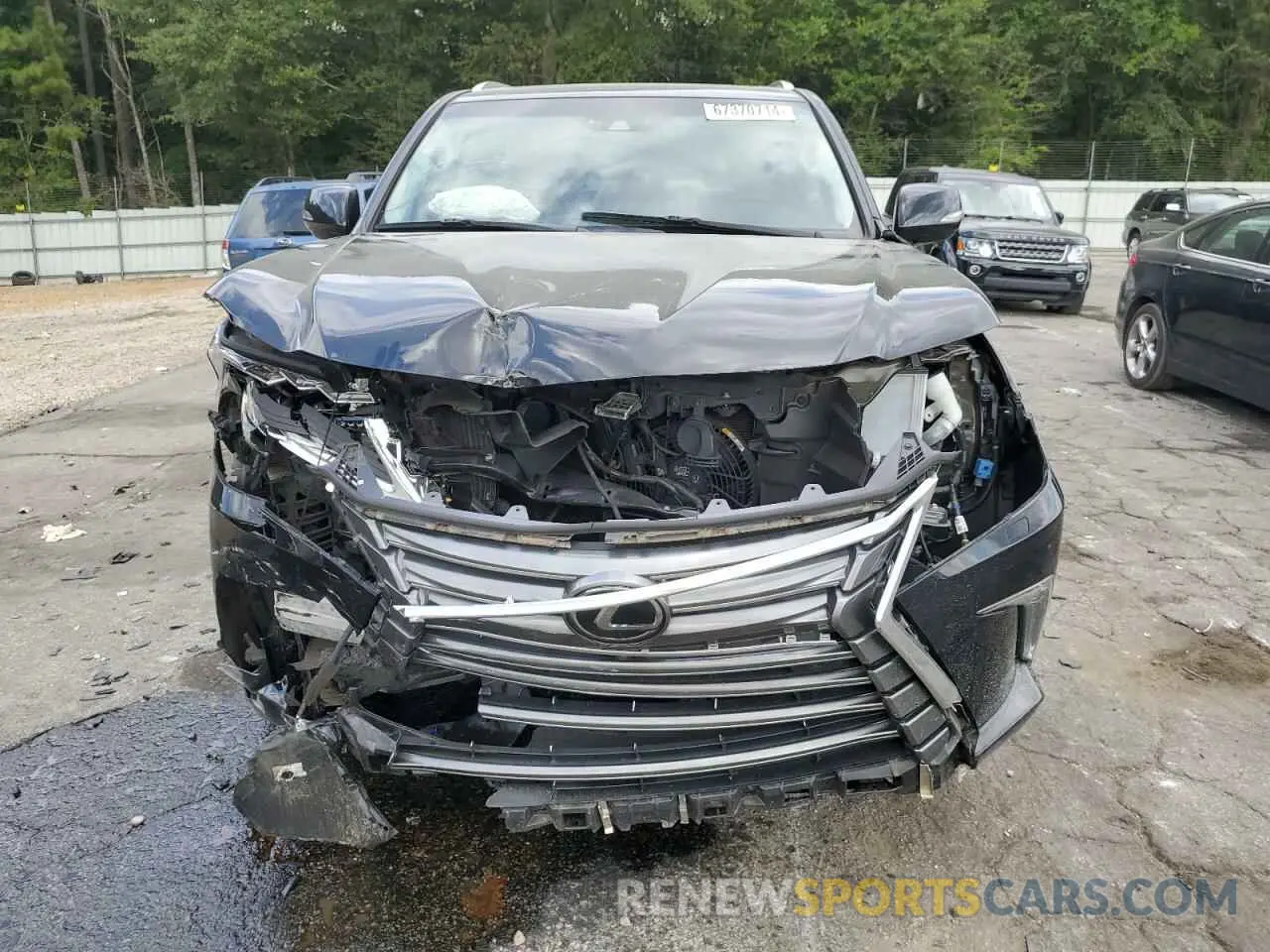5 Photograph of a damaged car JTJDY7AX0M4334216 LEXUS LX570 2021