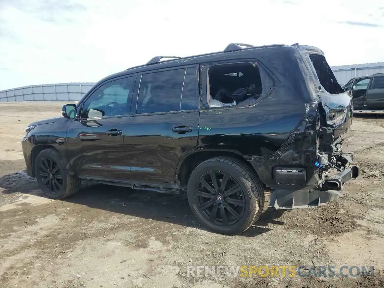 2 Photograph of a damaged car JTJDY7AX3M4334050 LEXUS LX570 2021