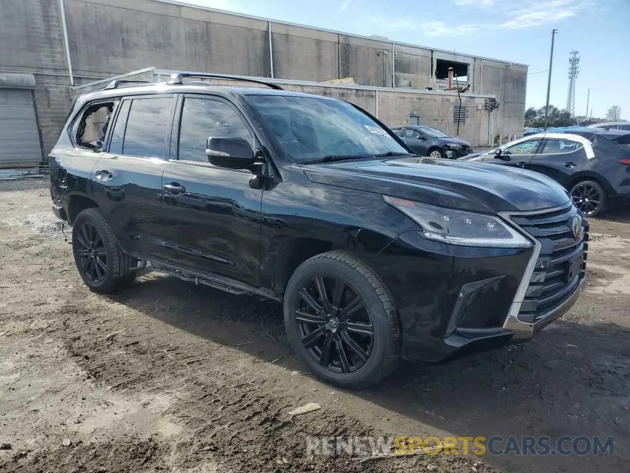 4 Photograph of a damaged car JTJDY7AX3M4334050 LEXUS LX570 2021