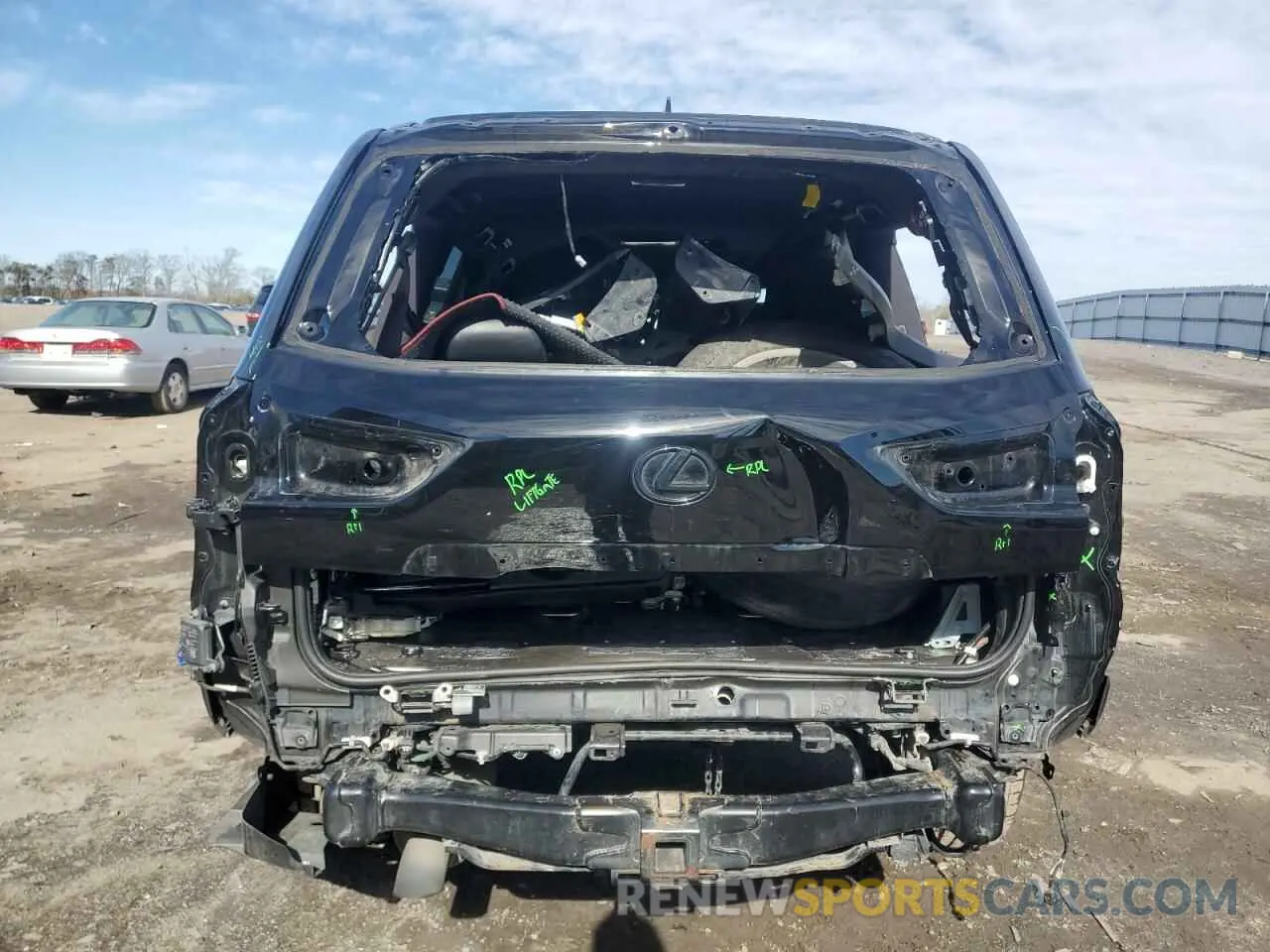 6 Photograph of a damaged car JTJDY7AX3M4334050 LEXUS LX570 2021