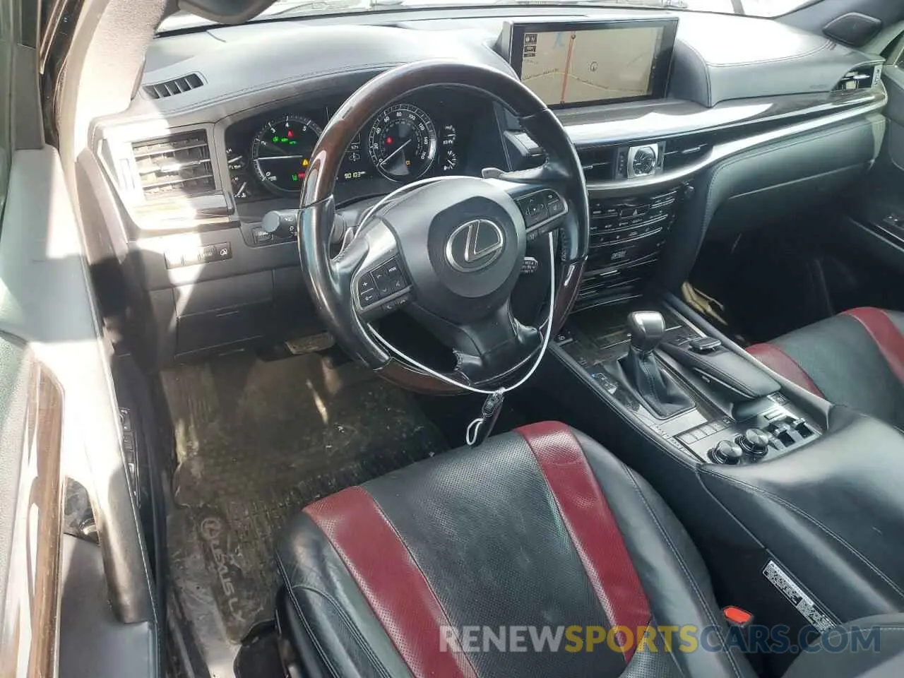 8 Photograph of a damaged car JTJDY7AX3M4334050 LEXUS LX570 2021