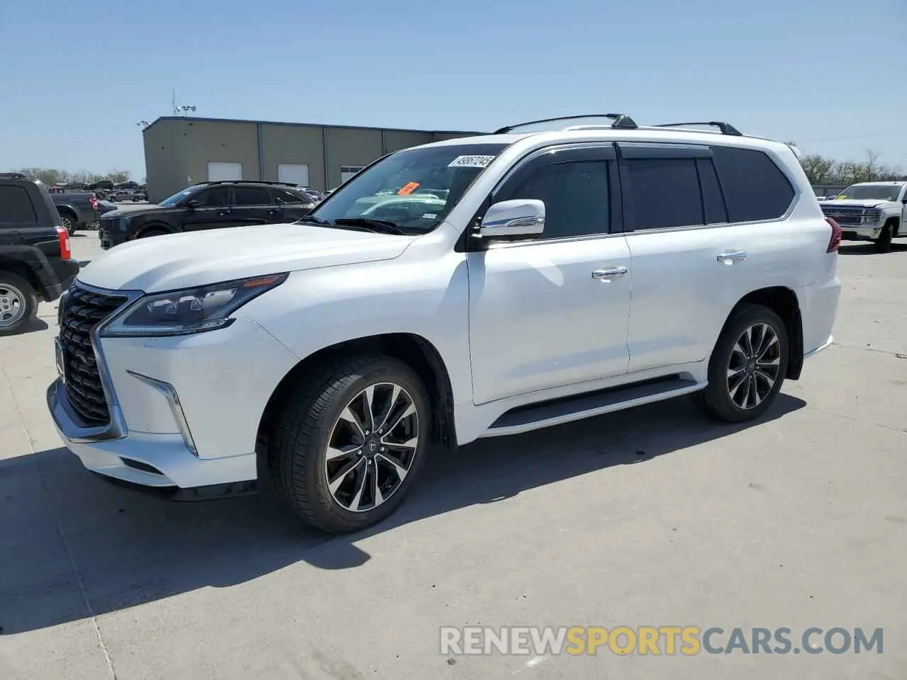 1 Photograph of a damaged car JTJDY7AX6M4344040 LEXUS LX570 2021