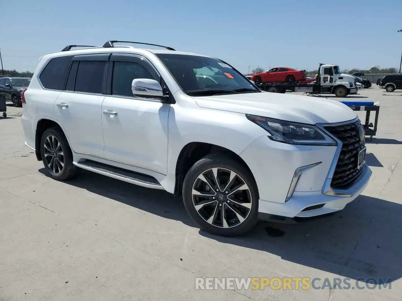 4 Photograph of a damaged car JTJDY7AX6M4344040 LEXUS LX570 2021