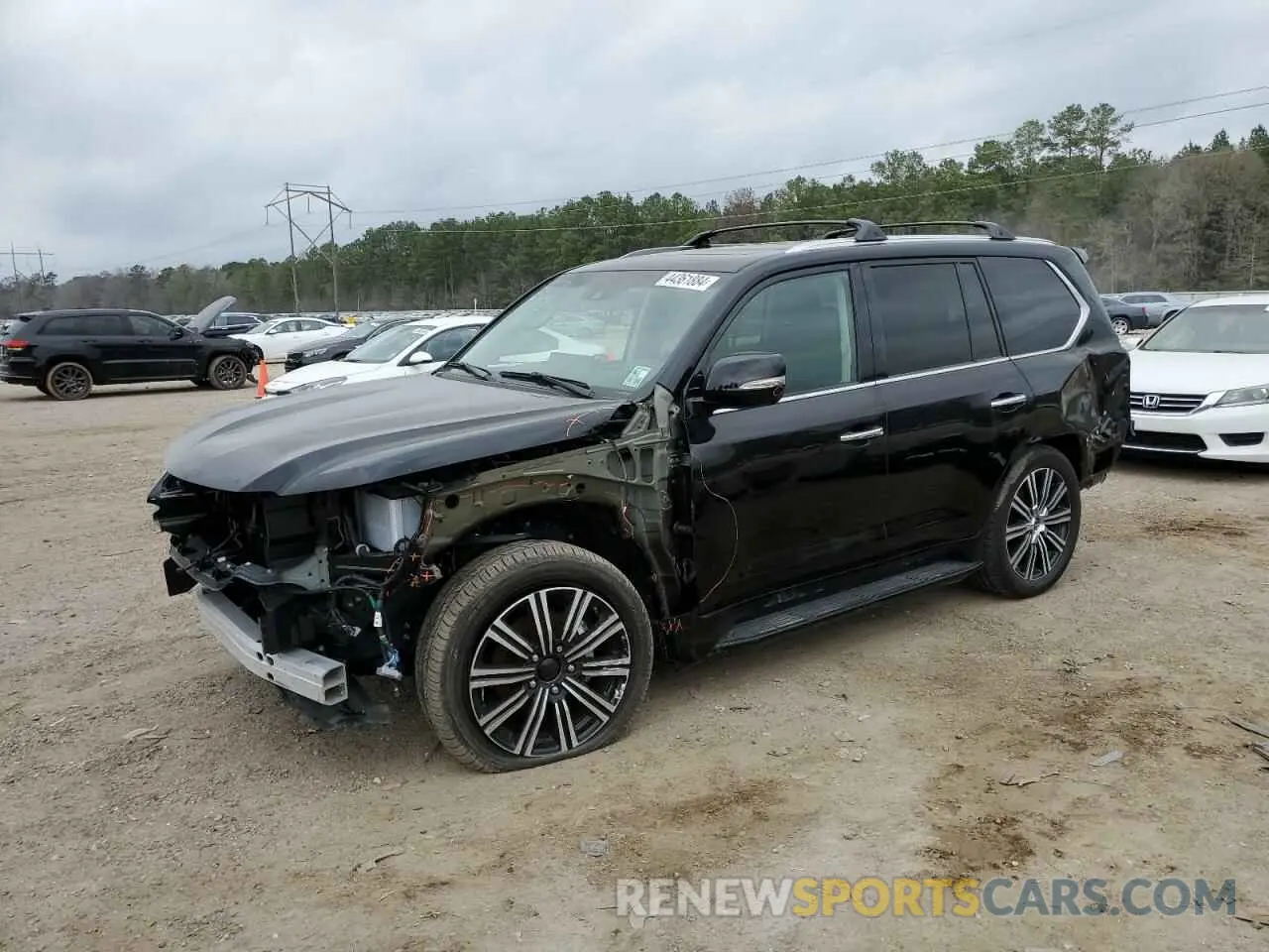 1 Photograph of a damaged car JTJFY7AX9M4340637 LEXUS LX570 2021