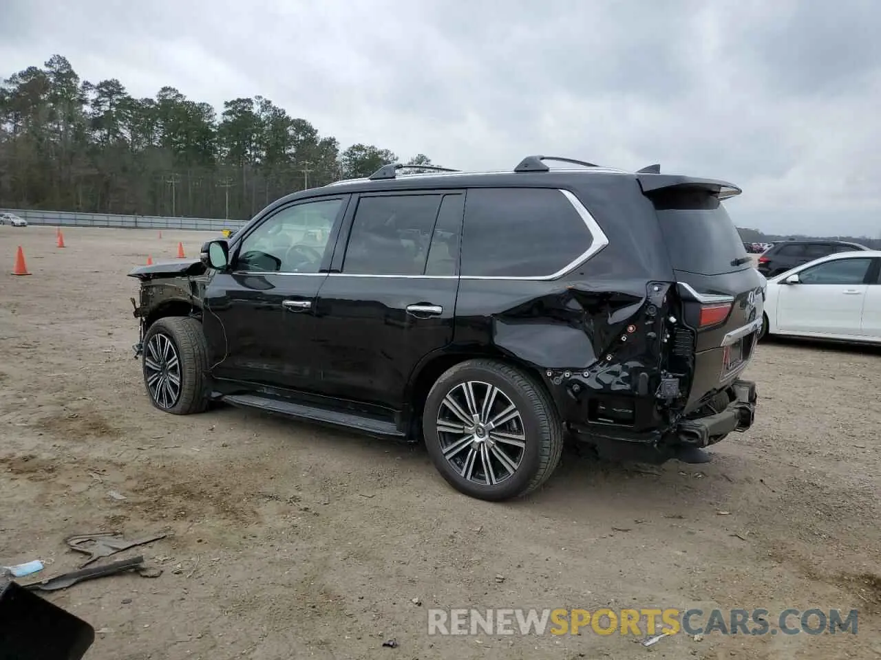 2 Photograph of a damaged car JTJFY7AX9M4340637 LEXUS LX570 2021