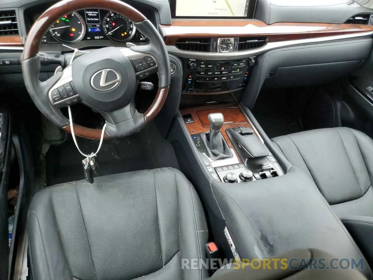 8 Photograph of a damaged car JTJFY7AX9M4340637 LEXUS LX570 2021