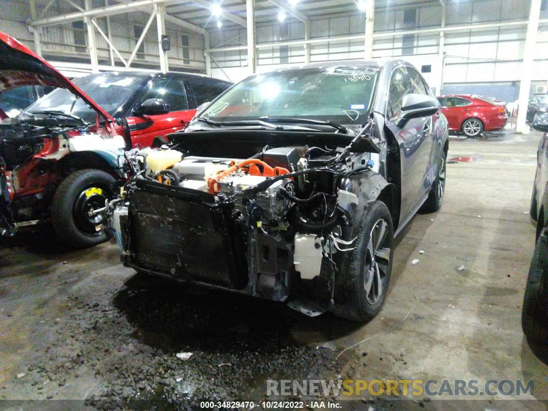 1 Photograph of a damaged car 00JBJRBZ9K2116310 LEXUS NX 2019