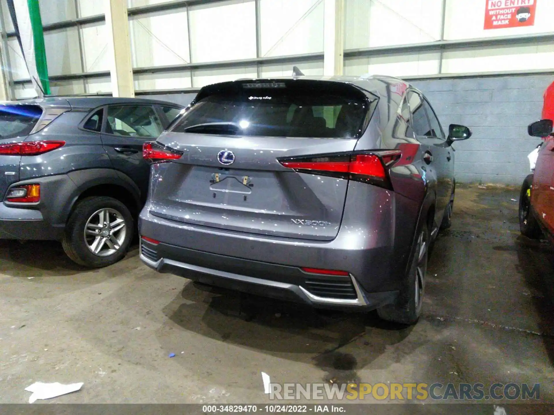 3 Photograph of a damaged car 00JBJRBZ9K2116310 LEXUS NX 2019