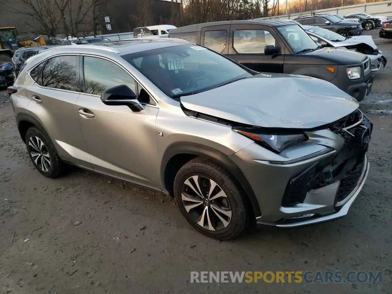 4 Photograph of a damaged car JTJBARBZ0K2182759 LEXUS NX 2019