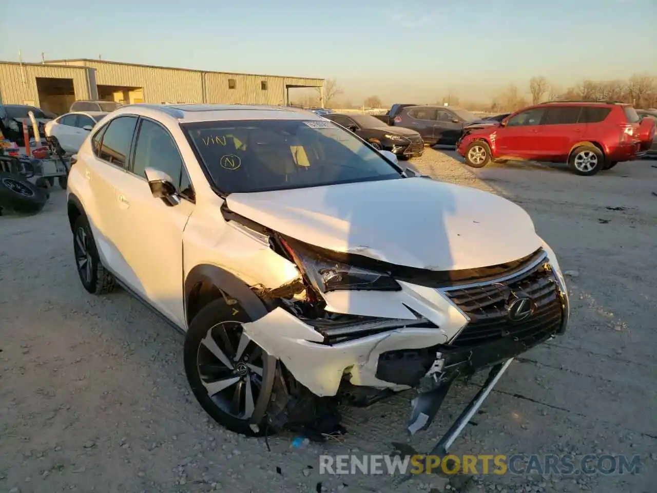 1 Photograph of a damaged car JTJBARBZ0K2185225 LEXUS NX 2019