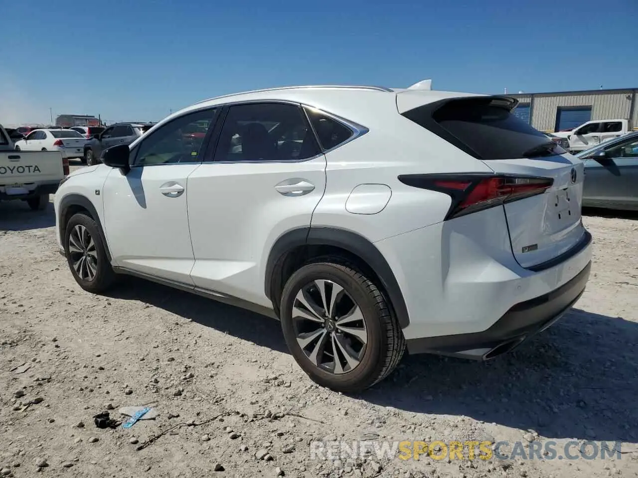 2 Photograph of a damaged car JTJBARBZ0K2189565 LEXUS NX 2019