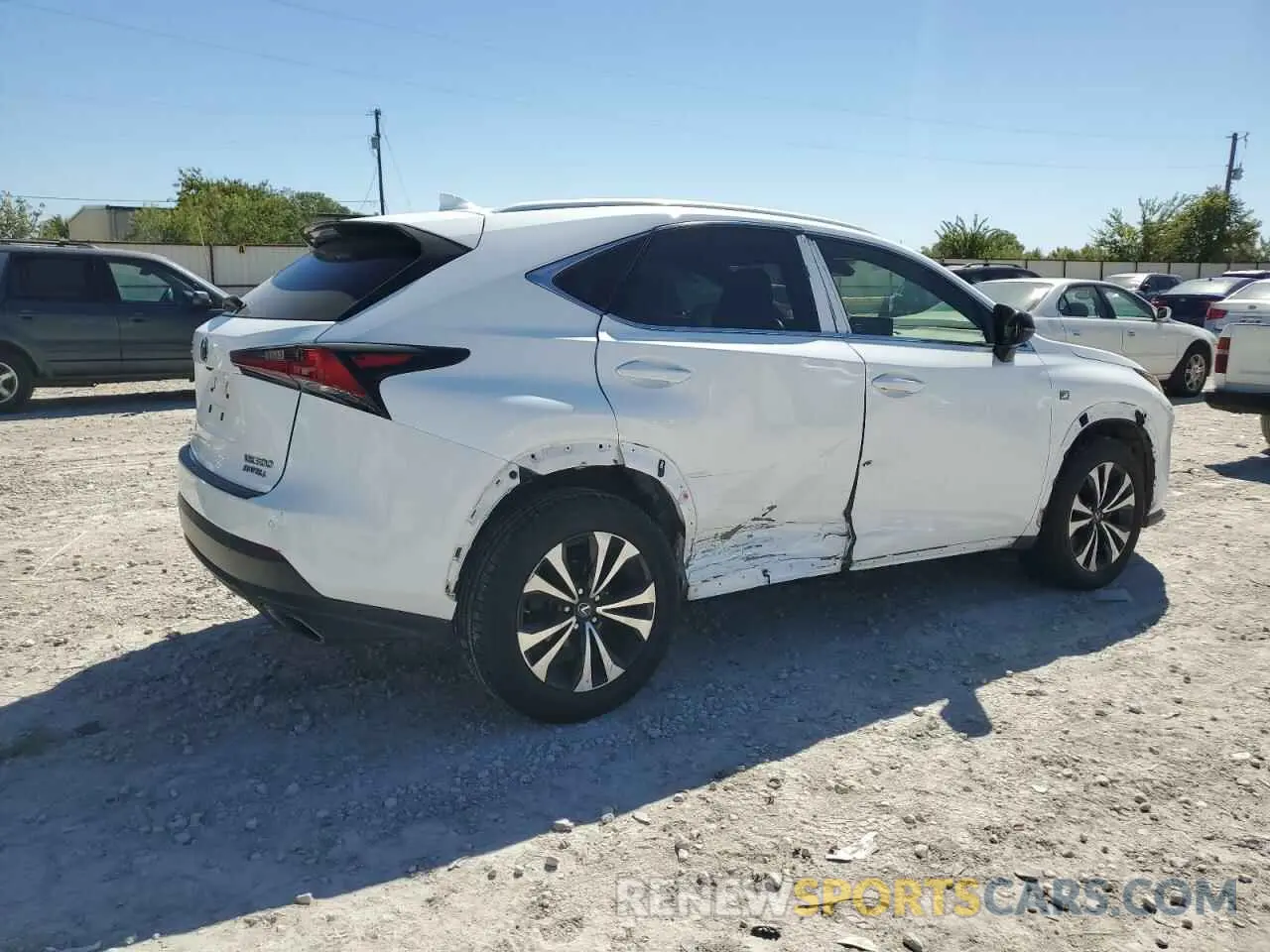 3 Photograph of a damaged car JTJBARBZ0K2189565 LEXUS NX 2019