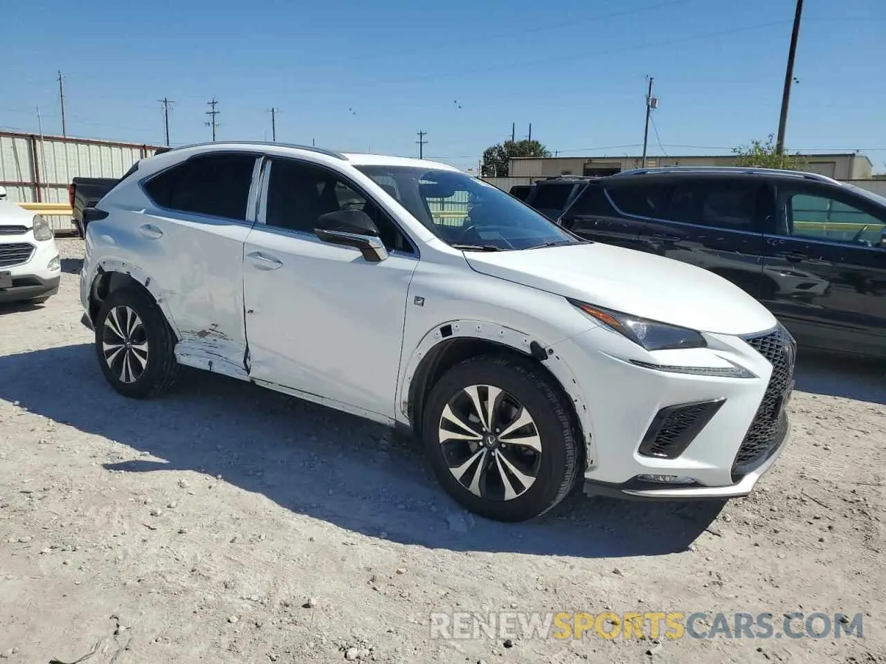 4 Photograph of a damaged car JTJBARBZ0K2189565 LEXUS NX 2019
