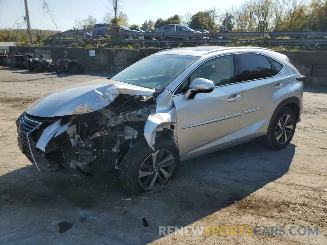 1 Photograph of a damaged car JTJBARBZ0K2189985 LEXUS NX 2019