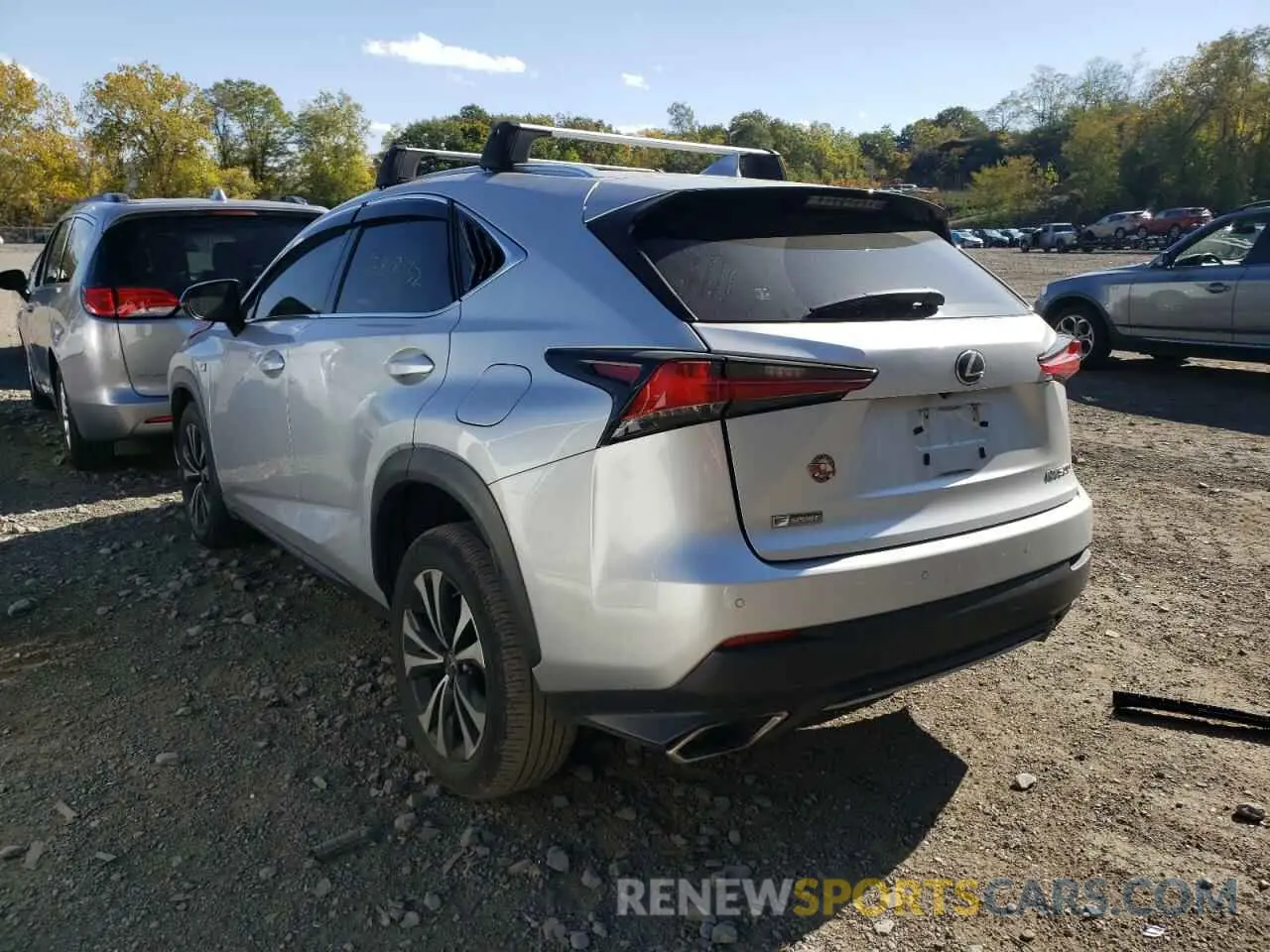 3 Photograph of a damaged car JTJBARBZ0K2192739 LEXUS NX 2019