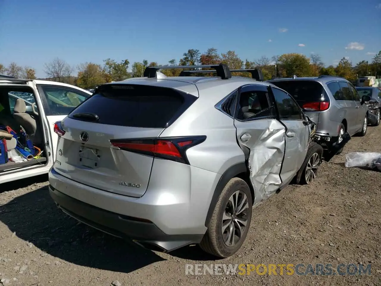 4 Photograph of a damaged car JTJBARBZ0K2192739 LEXUS NX 2019