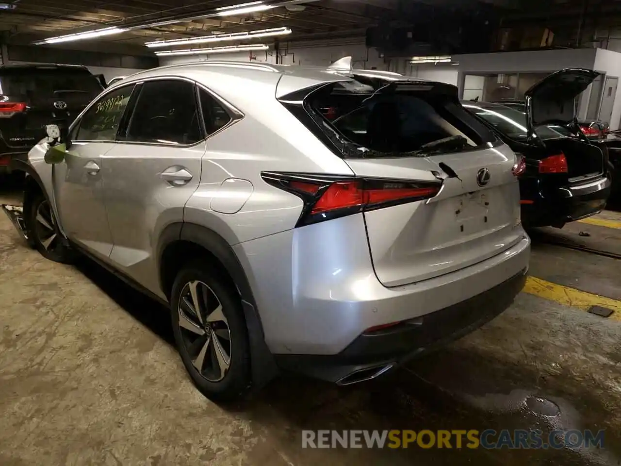 3 Photograph of a damaged car JTJBARBZ0K2197651 LEXUS NX 2019