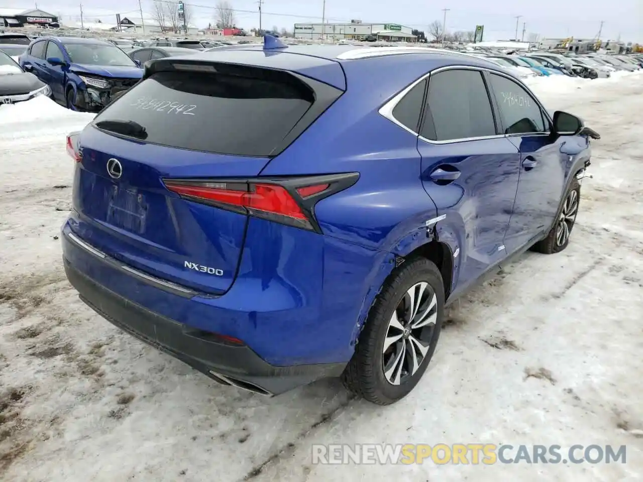 4 Photograph of a damaged car JTJBARBZ0K2207448 LEXUS NX 2019