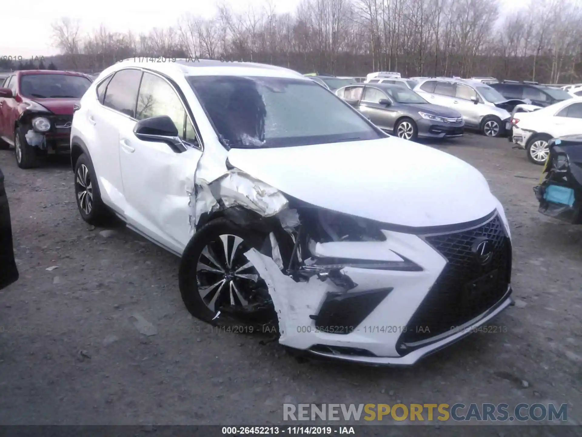 1 Photograph of a damaged car JTJBARBZ1K2180700 LEXUS NX 2019