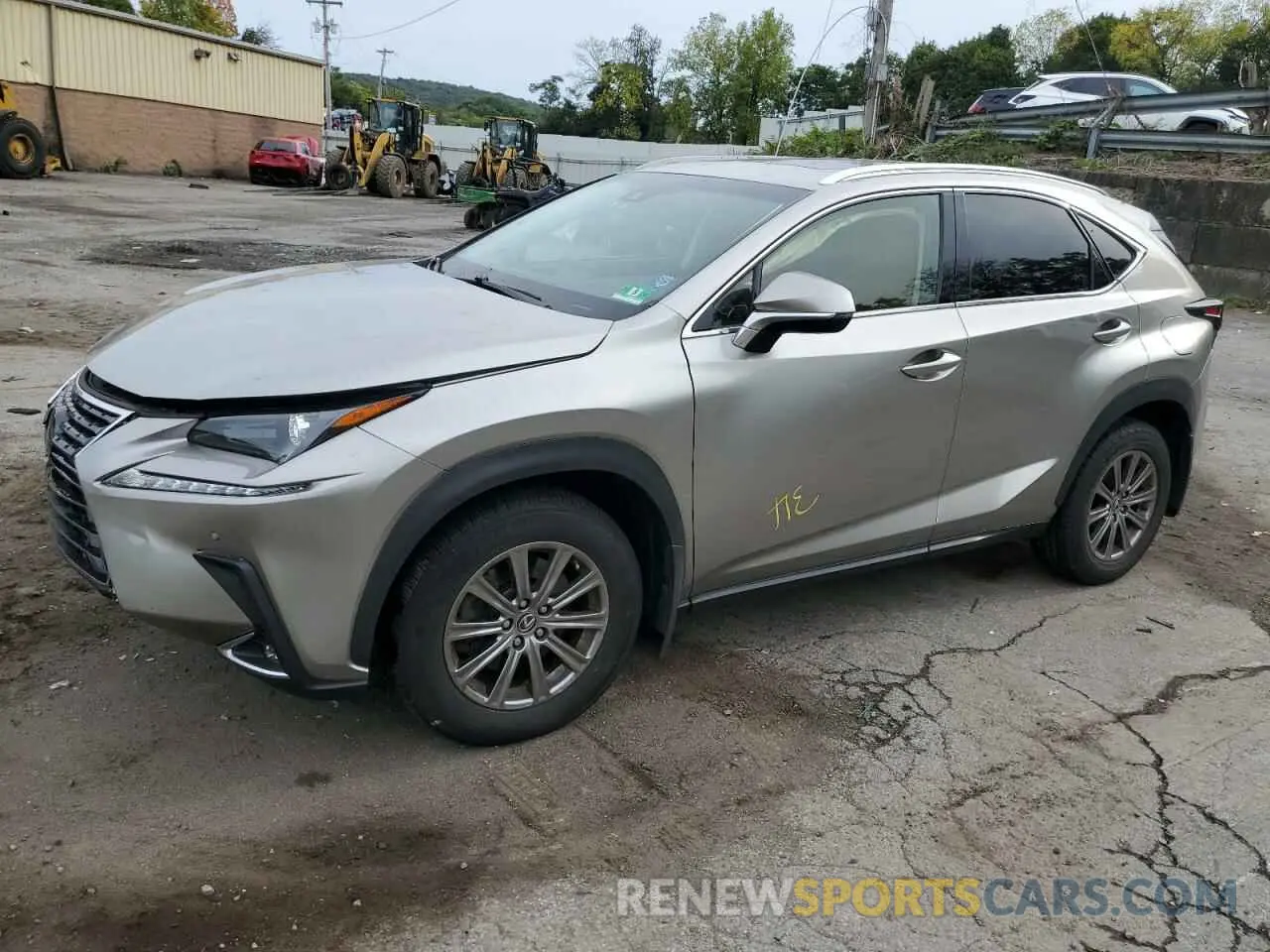 1 Photograph of a damaged car JTJBARBZ1K2181751 LEXUS NX 2019