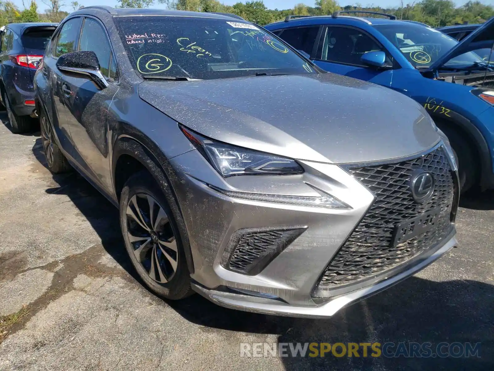 1 Photograph of a damaged car JTJBARBZ1K2182575 LEXUS NX 2019