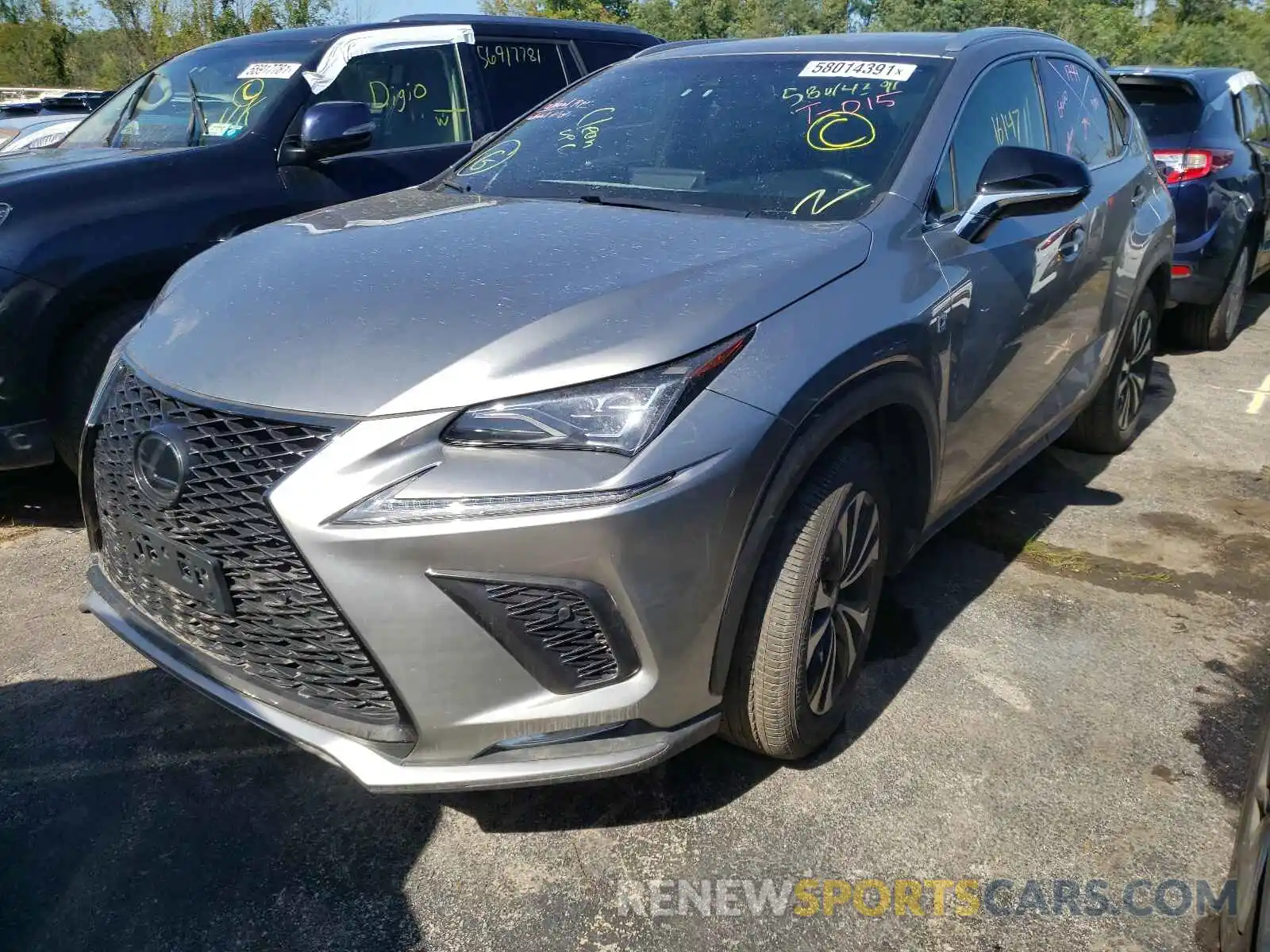 2 Photograph of a damaged car JTJBARBZ1K2182575 LEXUS NX 2019