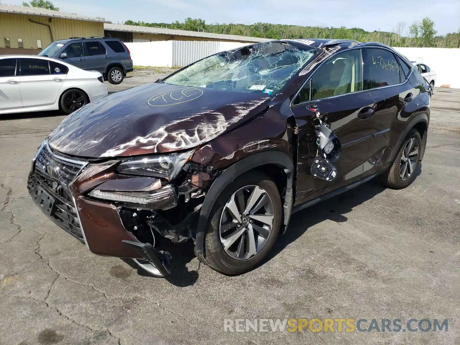 2 Photograph of a damaged car JTJBARBZ1K2194600 LEXUS NX 2019