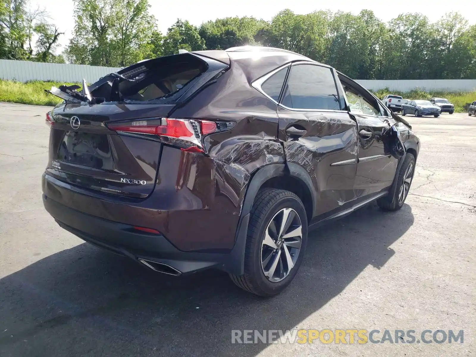 4 Photograph of a damaged car JTJBARBZ1K2194600 LEXUS NX 2019