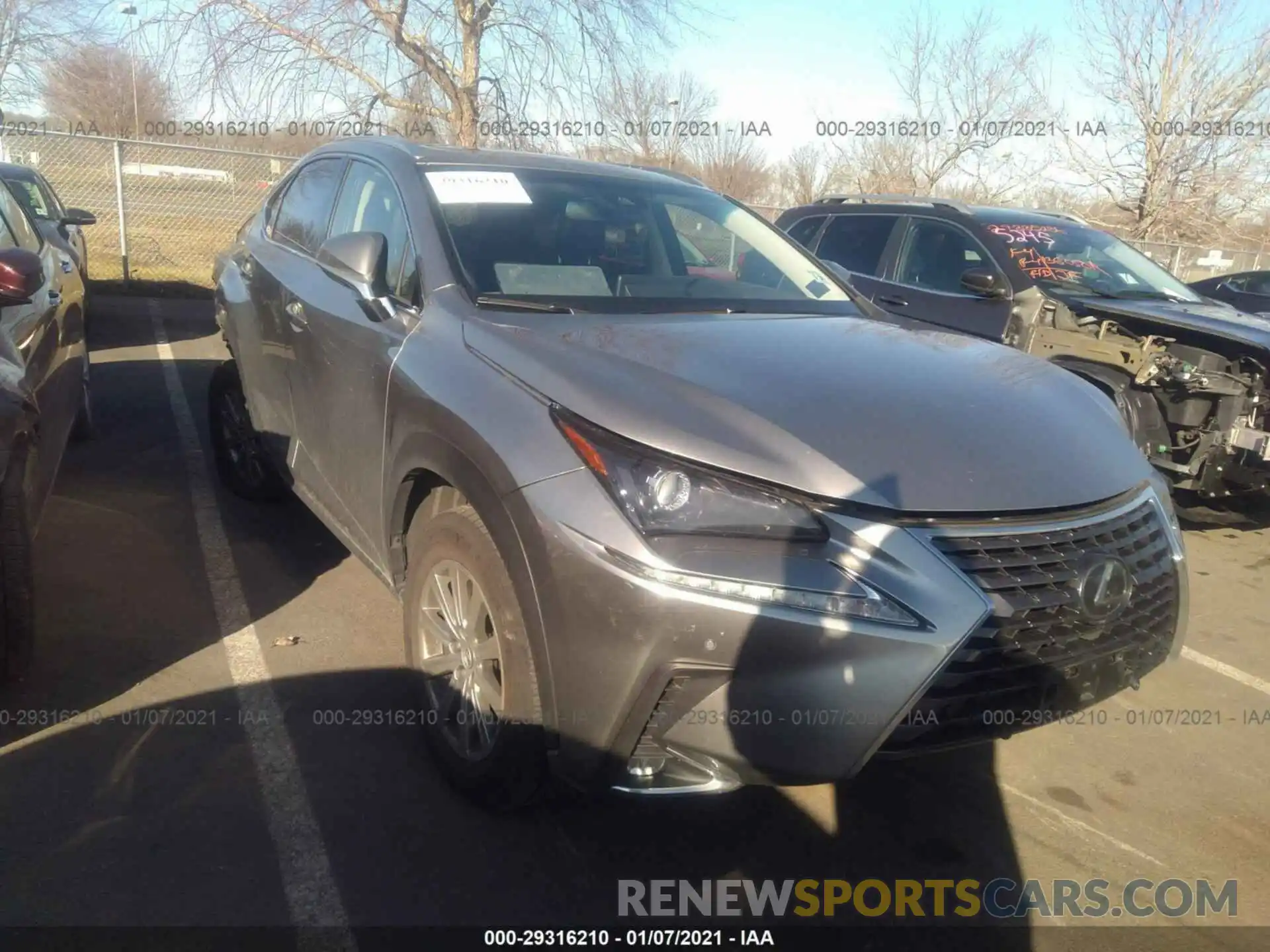 1 Photograph of a damaged car JTJBARBZ1K2203084 LEXUS NX 2019