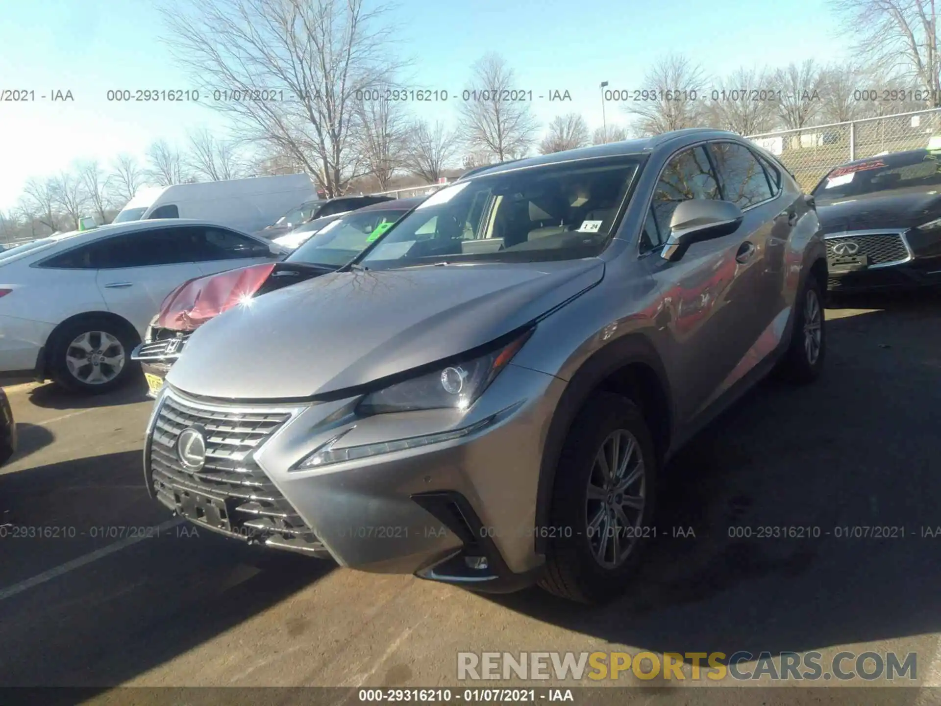 2 Photograph of a damaged car JTJBARBZ1K2203084 LEXUS NX 2019