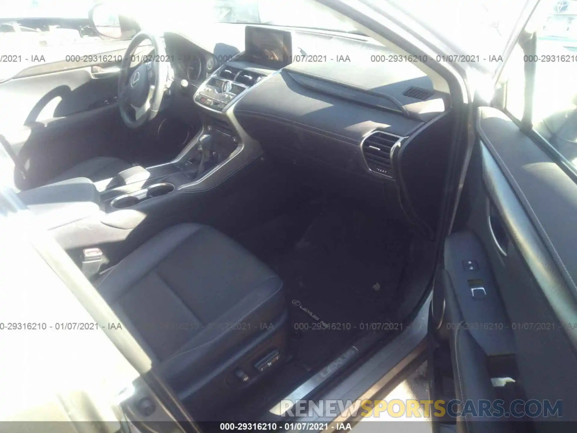 5 Photograph of a damaged car JTJBARBZ1K2203084 LEXUS NX 2019