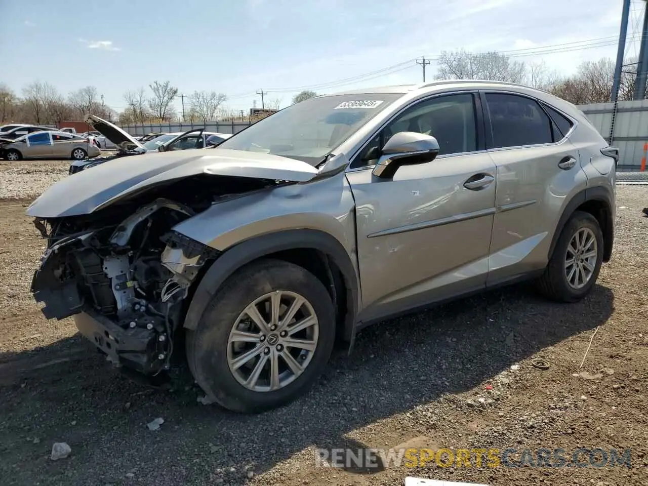 1 Photograph of a damaged car JTJBARBZ1K2209595 LEXUS NX 2019