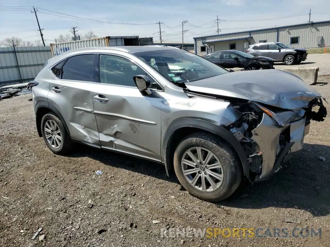 4 Photograph of a damaged car JTJBARBZ1K2209595 LEXUS NX 2019
