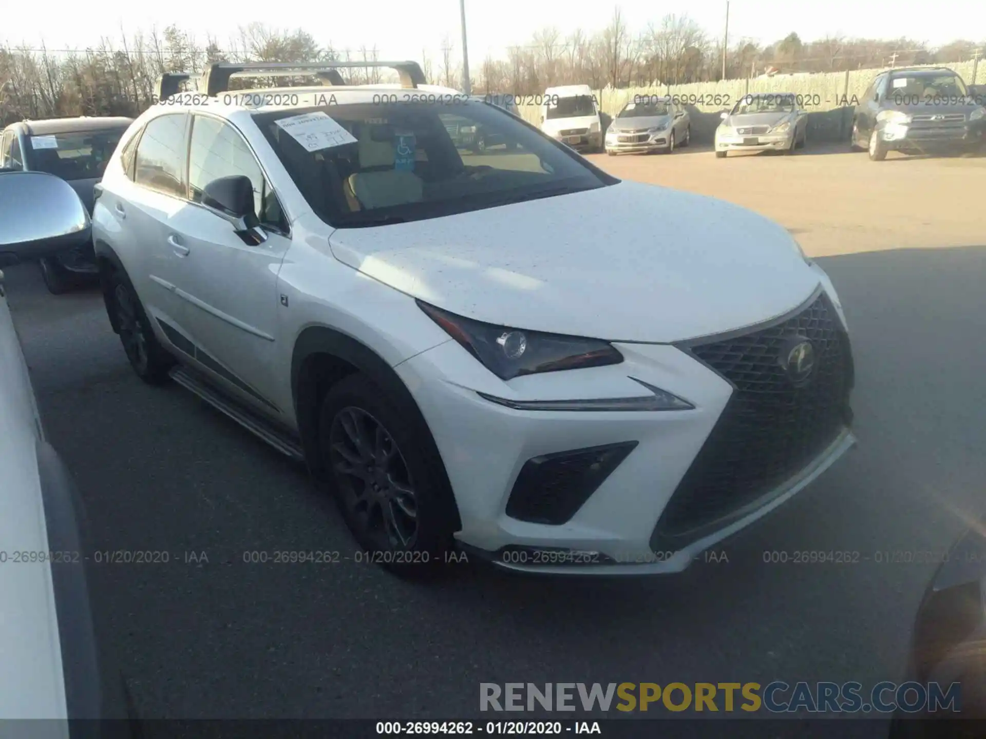 1 Photograph of a damaged car JTJBARBZ1K2209645 LEXUS NX 2019