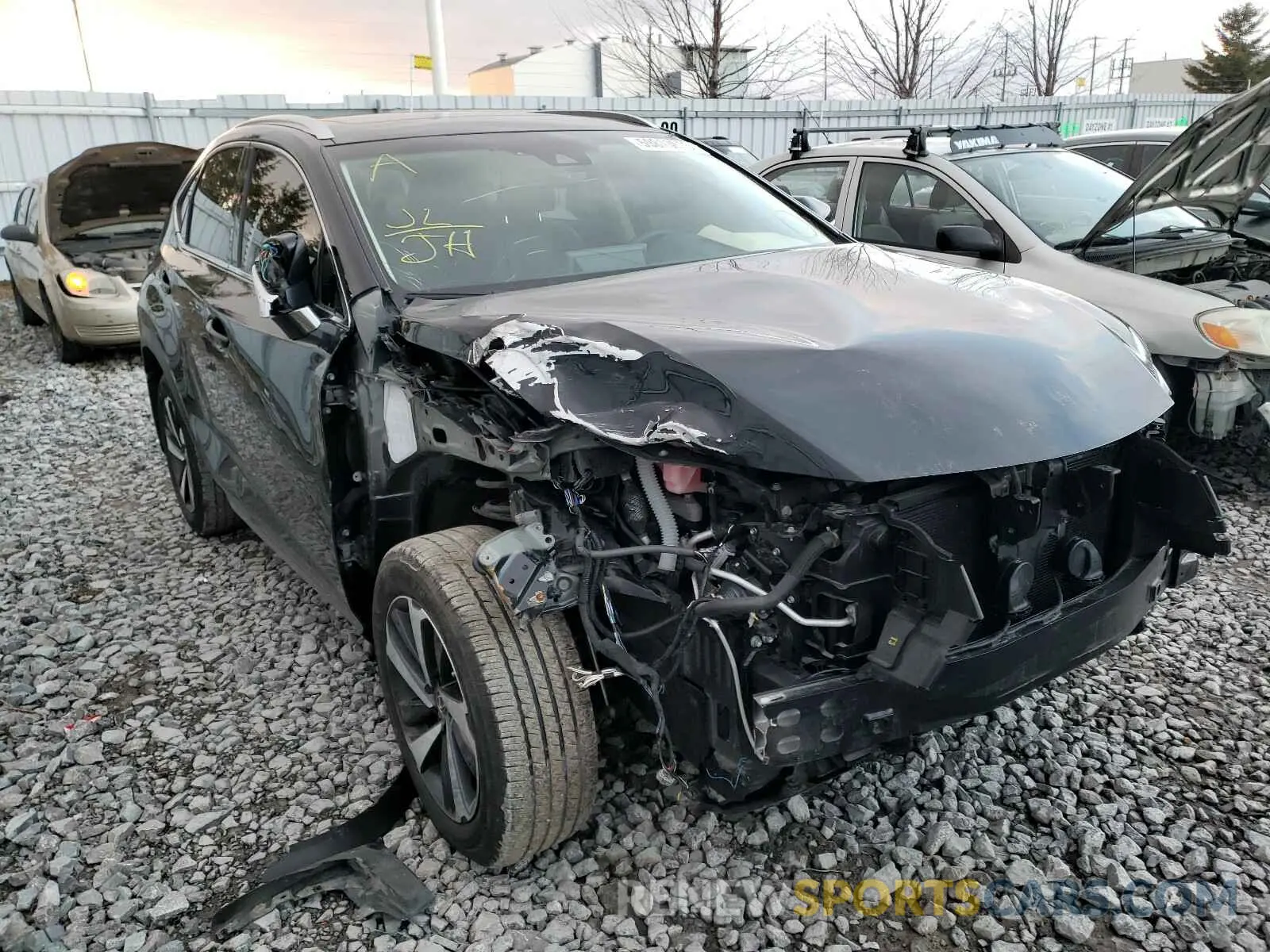 1 Photograph of a damaged car JTJBARBZ2K2193391 LEXUS NX 2019