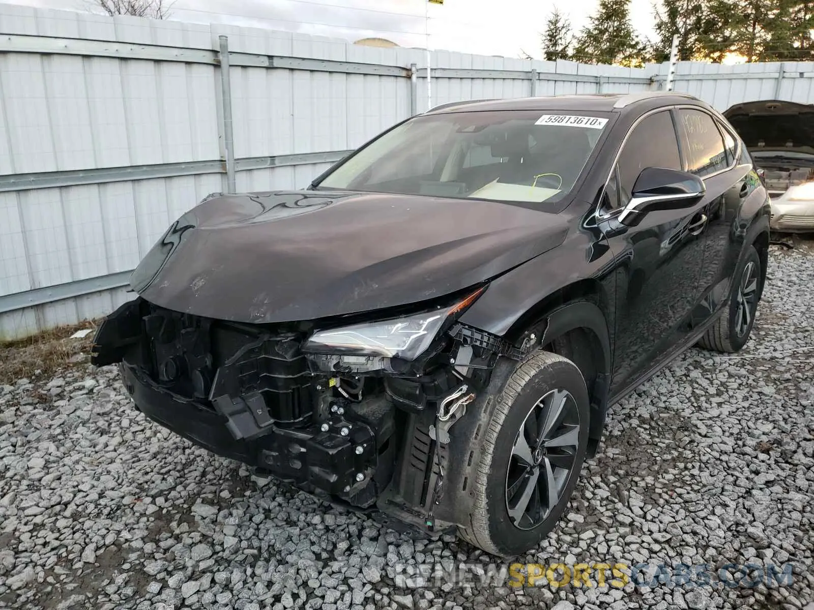2 Photograph of a damaged car JTJBARBZ2K2193391 LEXUS NX 2019