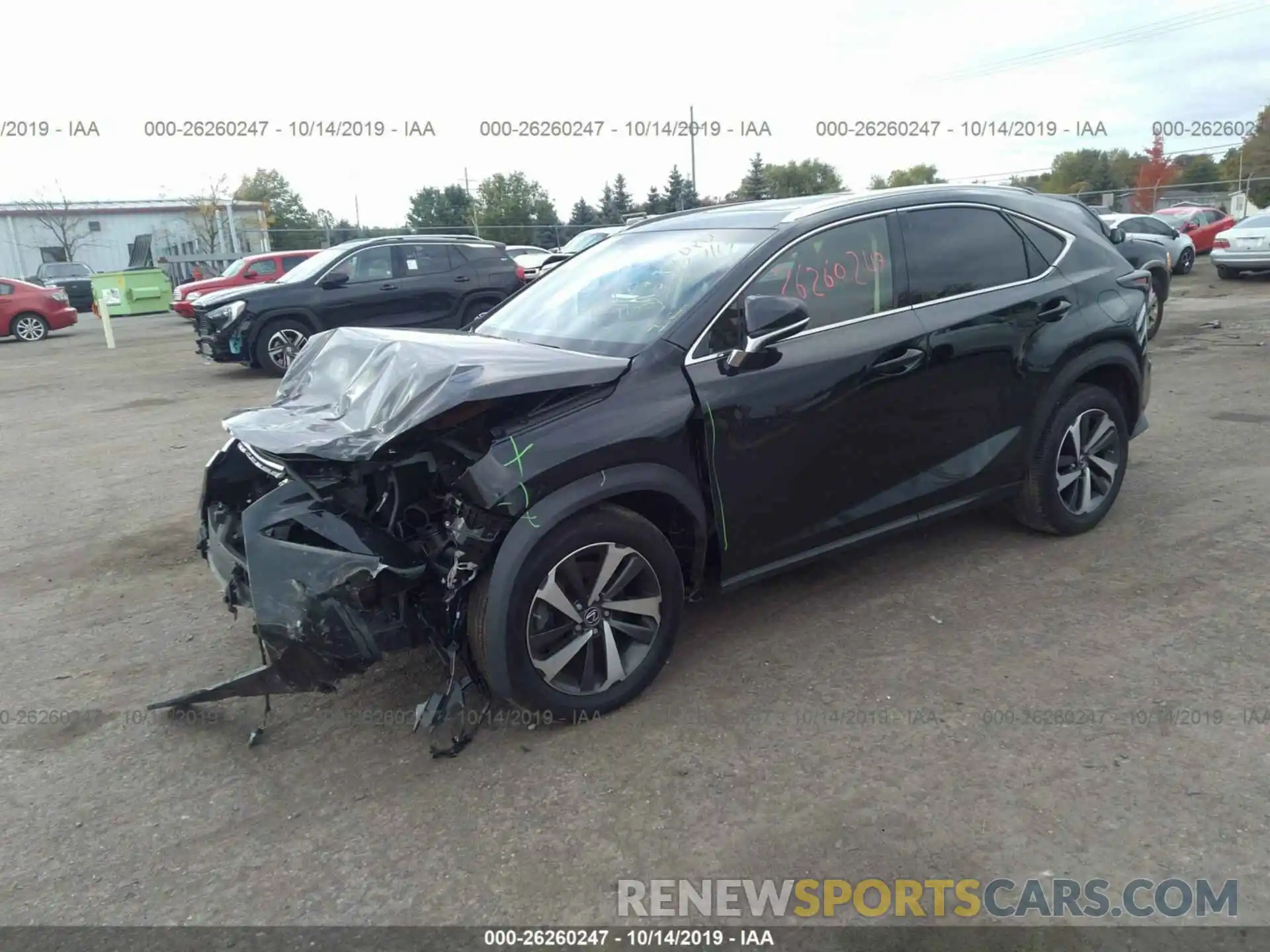 2 Photograph of a damaged car JTJBARBZ2K2193536 LEXUS NX 2019