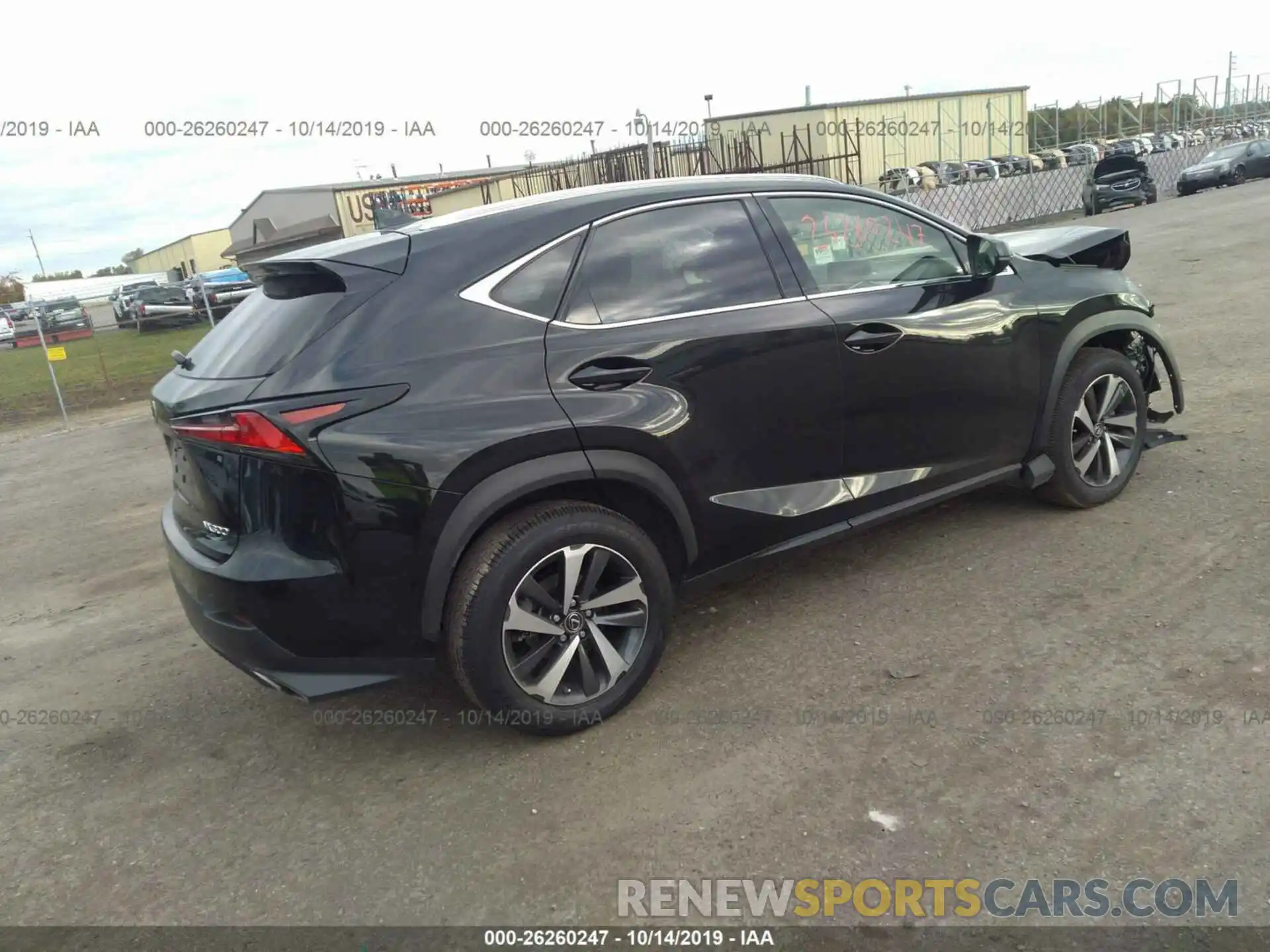 4 Photograph of a damaged car JTJBARBZ2K2193536 LEXUS NX 2019