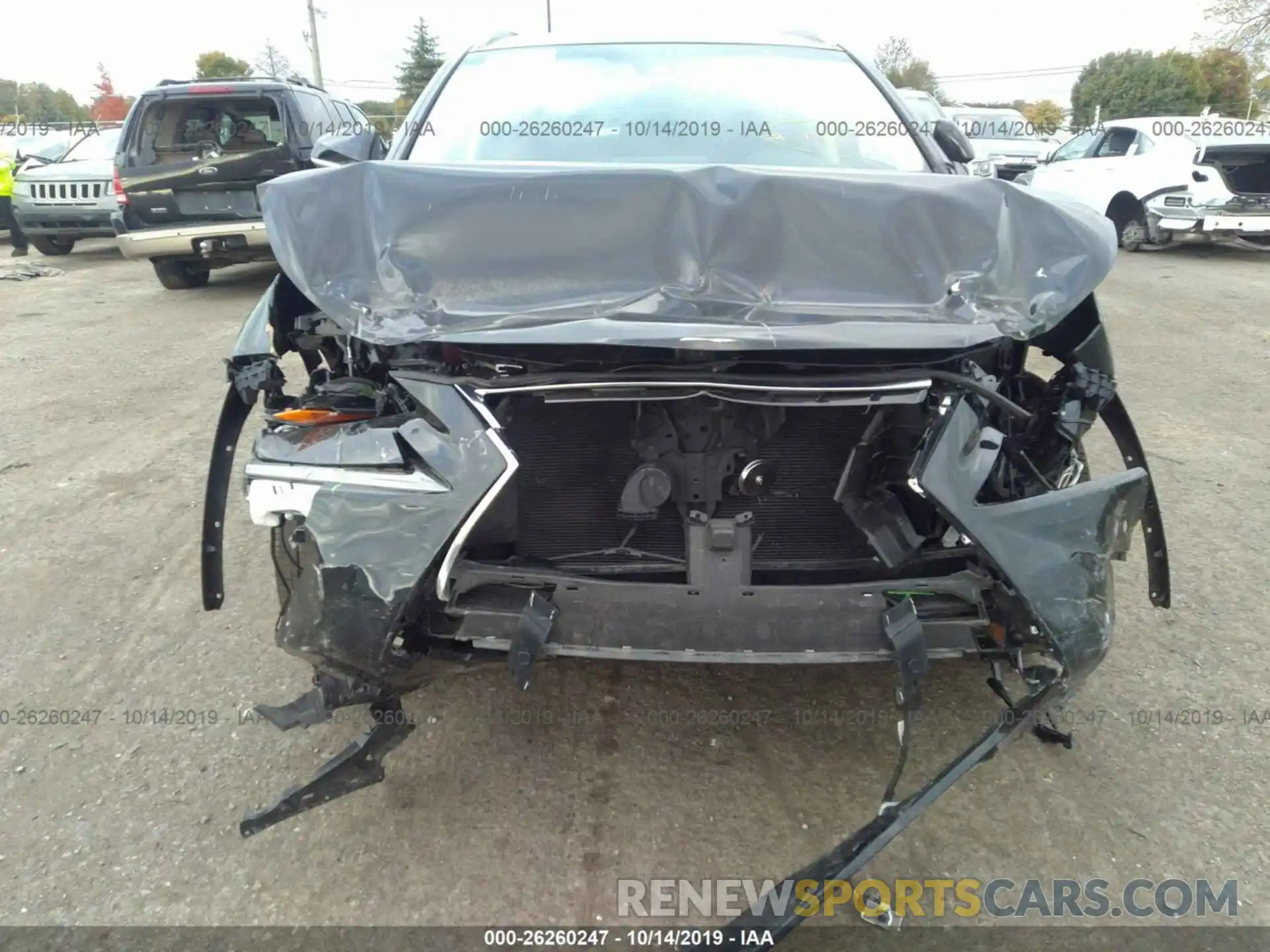 6 Photograph of a damaged car JTJBARBZ2K2193536 LEXUS NX 2019