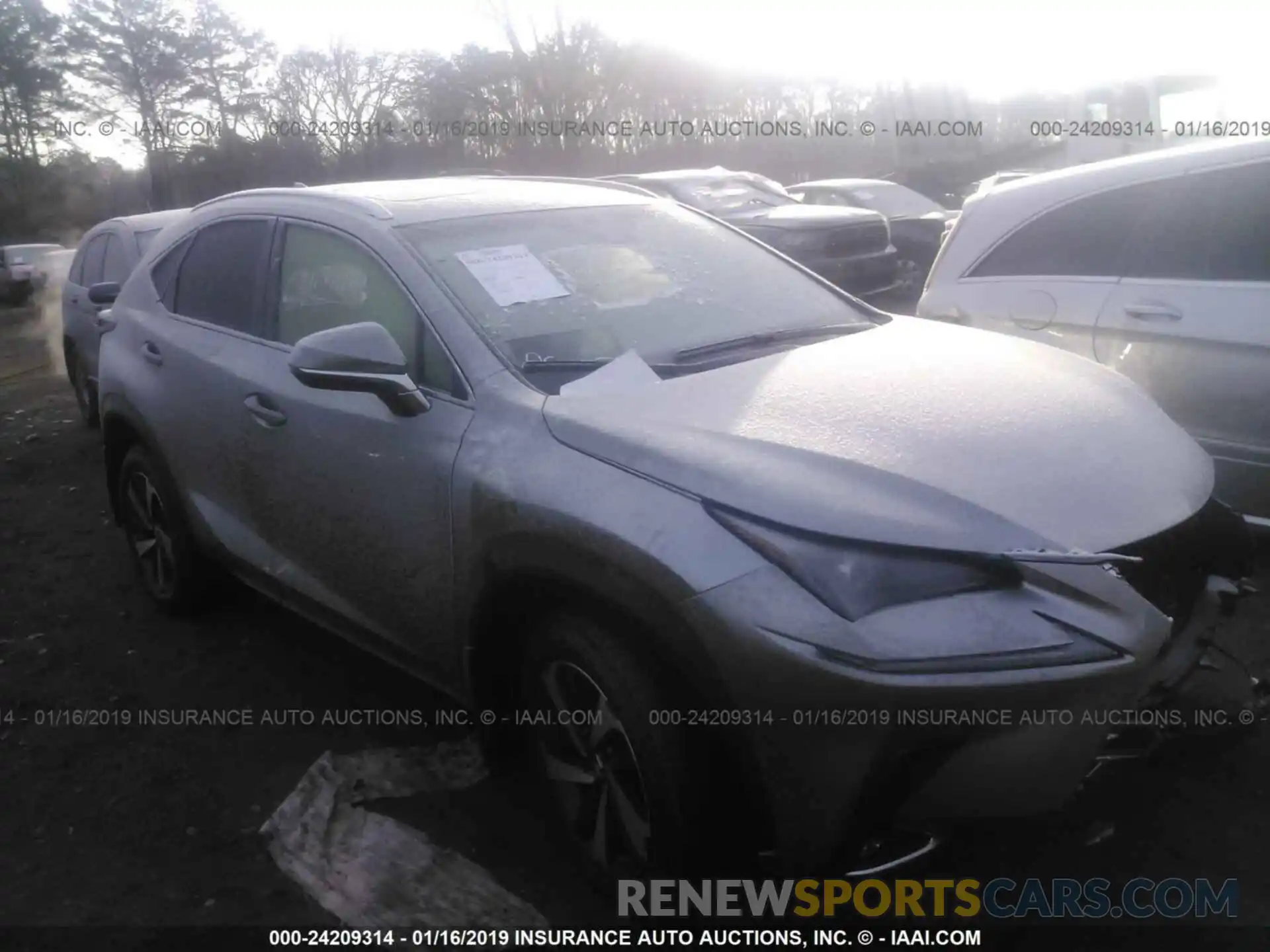 1 Photograph of a damaged car JTJBARBZ2K2199577 LEXUS NX 2019