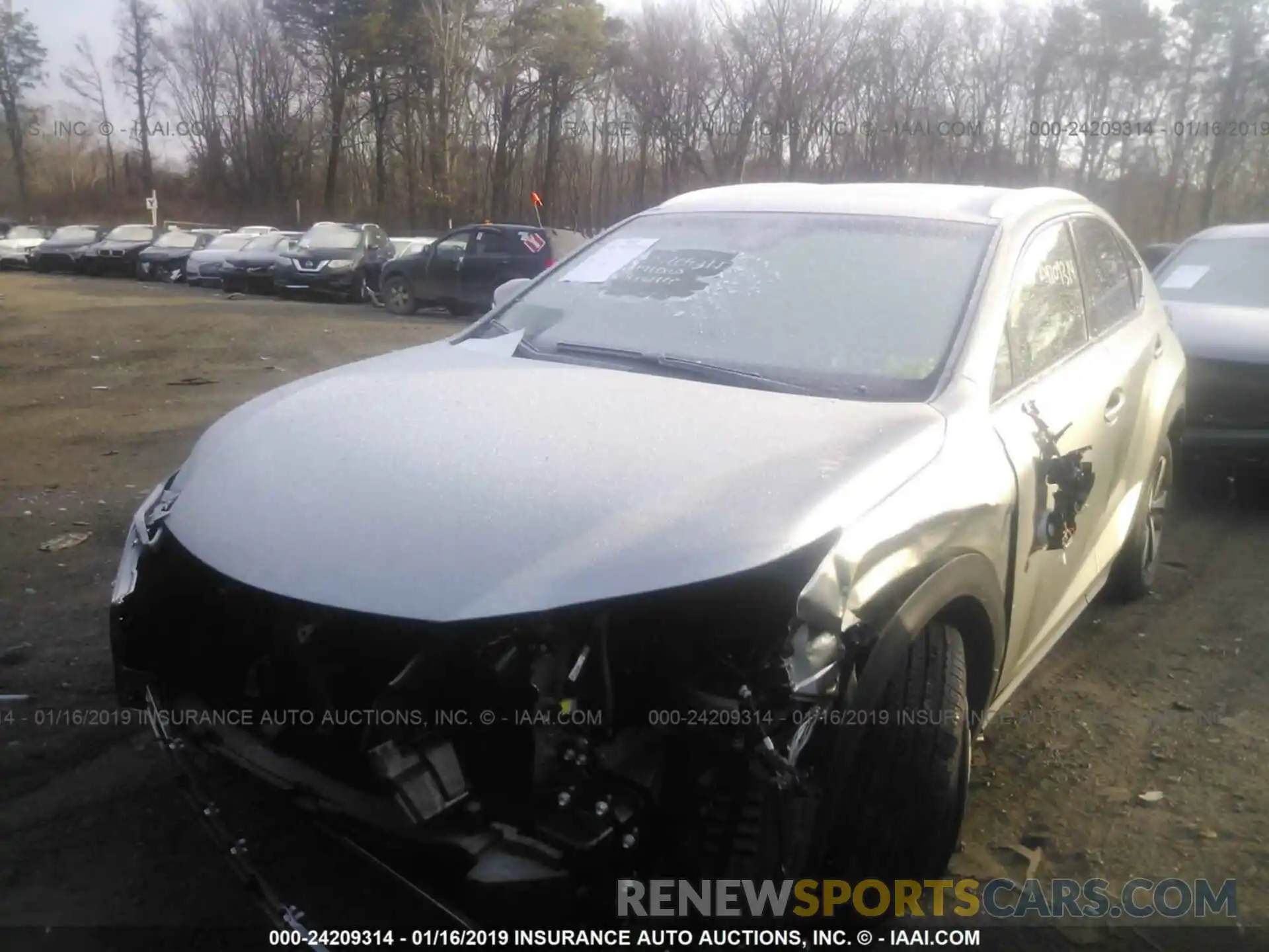 2 Photograph of a damaged car JTJBARBZ2K2199577 LEXUS NX 2019