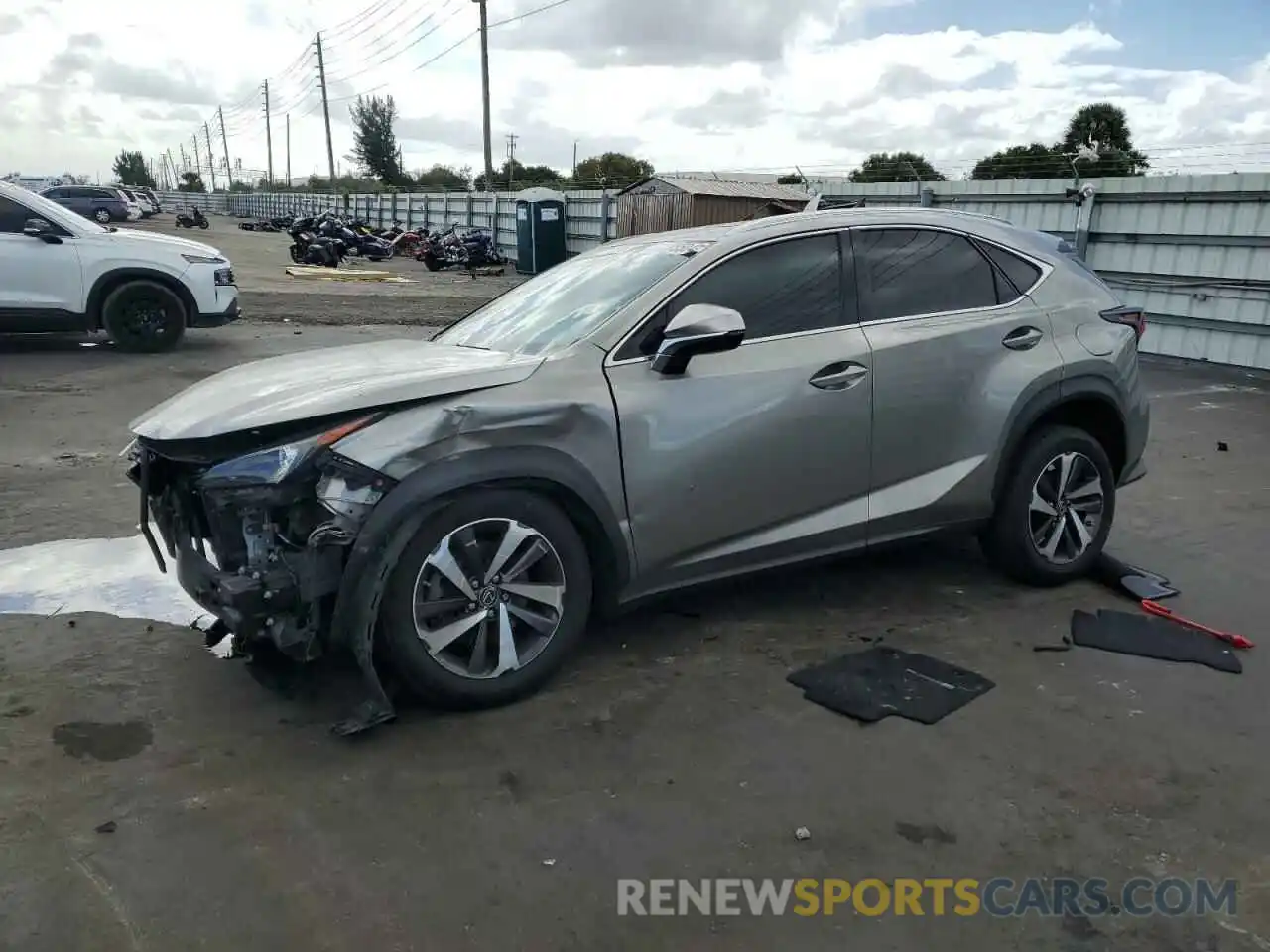 1 Photograph of a damaged car JTJBARBZ2K2206821 LEXUS NX 2019