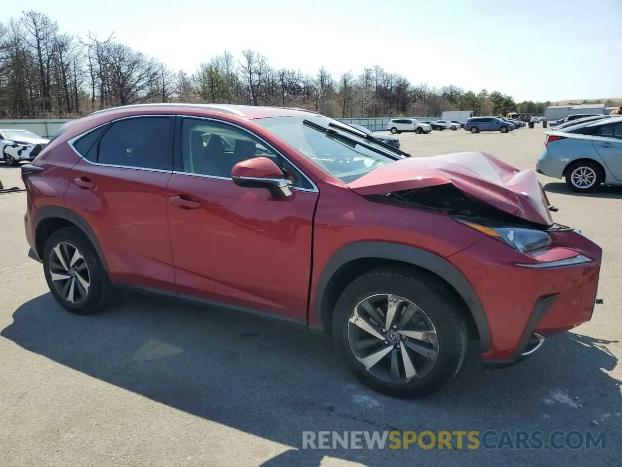 4 Photograph of a damaged car JTJBARBZ2K2208634 LEXUS NX 2019