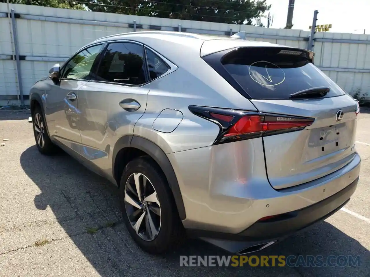 3 Photograph of a damaged car JTJBARBZ2K2209850 LEXUS NX 2019