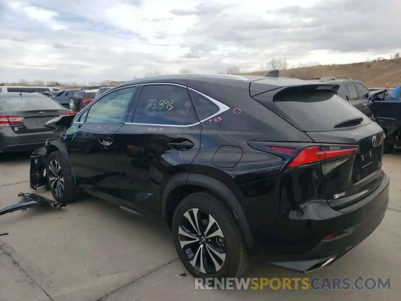 3 Photograph of a damaged car JTJBARBZ2K2211548 LEXUS NX 2019